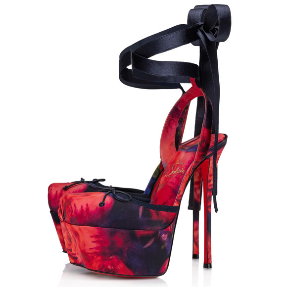 Christian Louboutin Cassia Lace Up Alta 160 Platform Ballet Sandal Heel Pump 36 - Picture 1 of 16